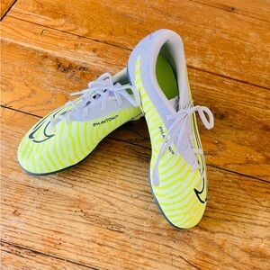 Nike Phantom Cleats in Yellow and White